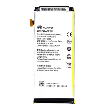 باتری مدل HB3742A0EBC با ظرفیت 2050mAh مناسب  موبایل هوآوی P6